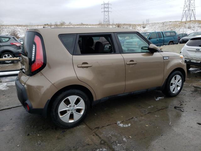 KNDJN2A22G7280751 - 2016 KIA SOUL TAN photo 3