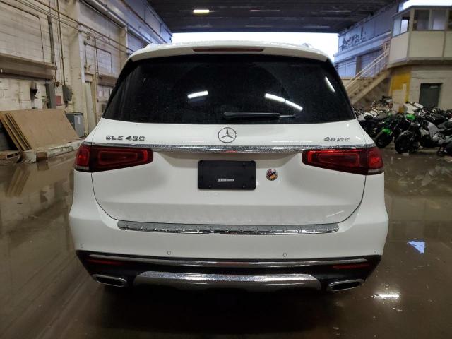 4JGFF5KE7NA600073 - 2022 MERCEDES-BENZ GLS 450 4MATIC WHITE photo 6