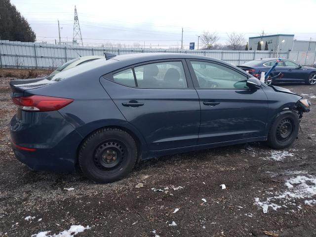 KMHD84LF6HU125621 - 2017 HYUNDAI ELANTRA SE BLUE photo 3