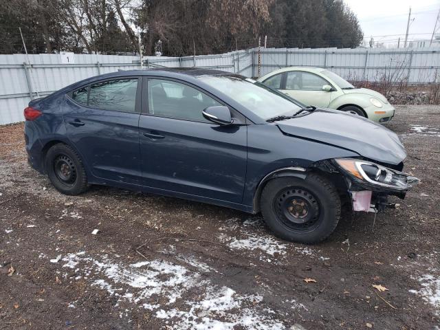 KMHD84LF6HU125621 - 2017 HYUNDAI ELANTRA SE BLUE photo 4