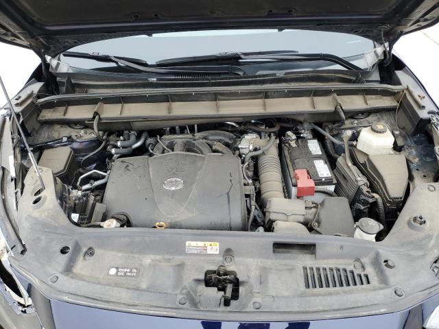 5TDHZRBH8MS553370 - 2021 TOYOTA HIGHLANDER XLE BLUE photo 12