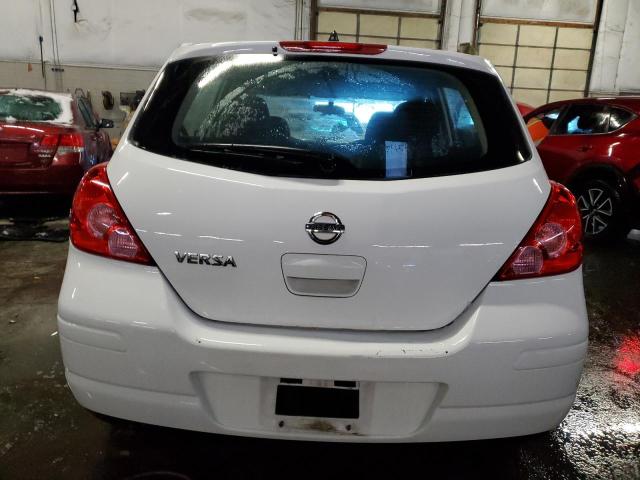 3N1BC1CP1CK236705 - 2012 NISSAN VERSA S WHITE photo 6