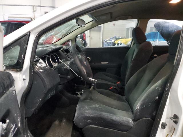 3N1BC1CP1CK236705 - 2012 NISSAN VERSA S WHITE photo 7