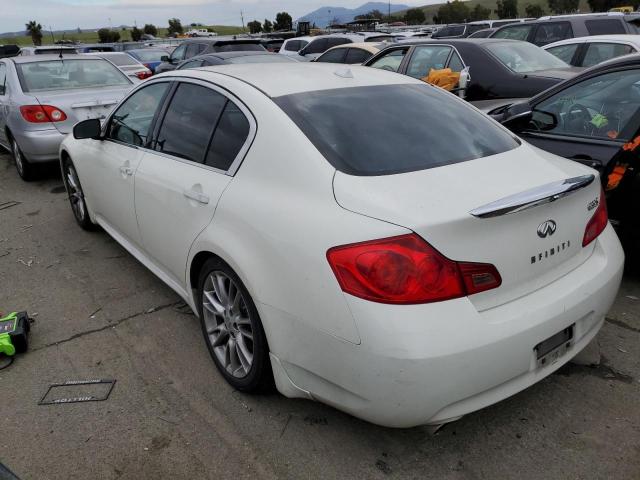 JNKBV61E67M722369 - 2007 INFINITI G35 WHITE photo 2