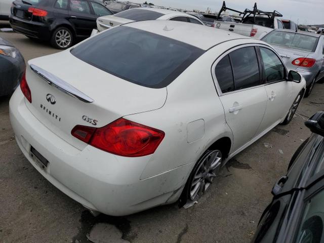 JNKBV61E67M722369 - 2007 INFINITI G35 WHITE photo 3