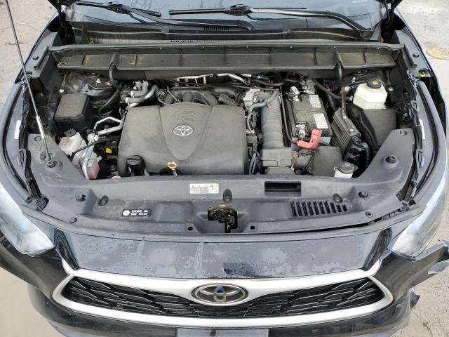 5TDHZRBHXLS505254 - 2020 TOYOTA HIGHLANDER XLE შავი ფოტო 12