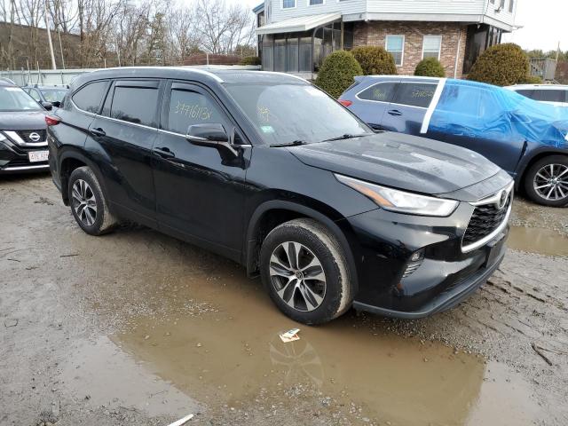 5TDHZRBHXLS505254 - 2020 TOYOTA HIGHLANDER XLE შავი ფოტო 4