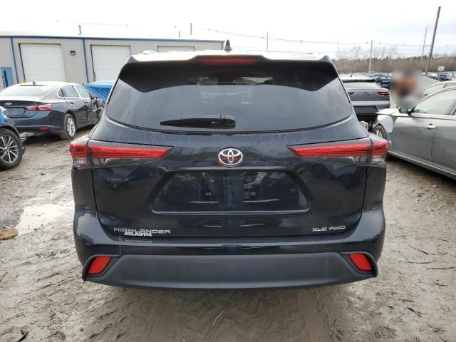 5TDHZRBHXLS505254 - 2020 TOYOTA HIGHLANDER XLE შავი ფოტო 6