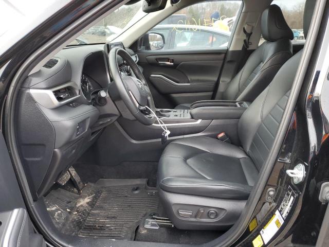 5TDHZRBHXLS505254 - 2020 TOYOTA HIGHLANDER XLE შავი ფოტო 7