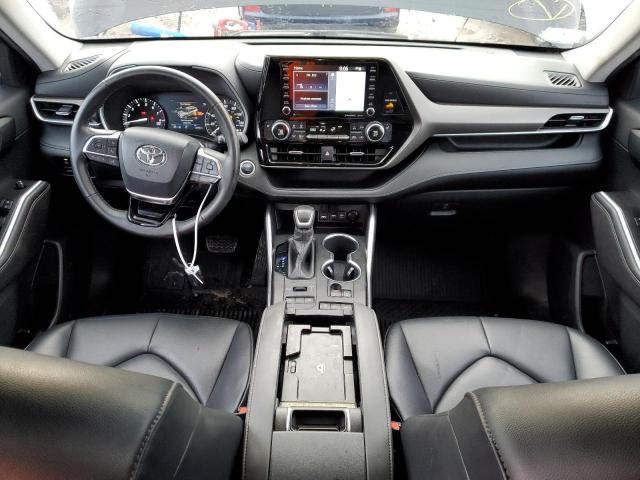 5TDHZRBHXLS505254 - 2020 TOYOTA HIGHLANDER XLE შავი ფოტო 8