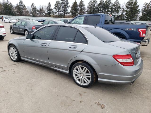 WDDGF81X08F079255 - 2008 MERCEDES-BENZ C 300 4MATIC SILVER photo 2