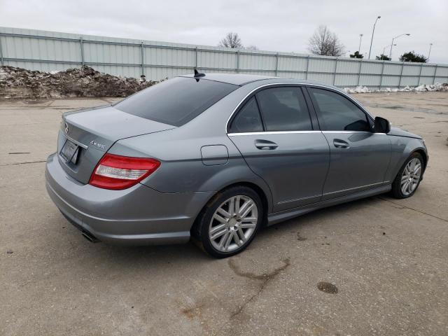 WDDGF81X08F079255 - 2008 MERCEDES-BENZ C 300 4MATIC SILVER photo 3