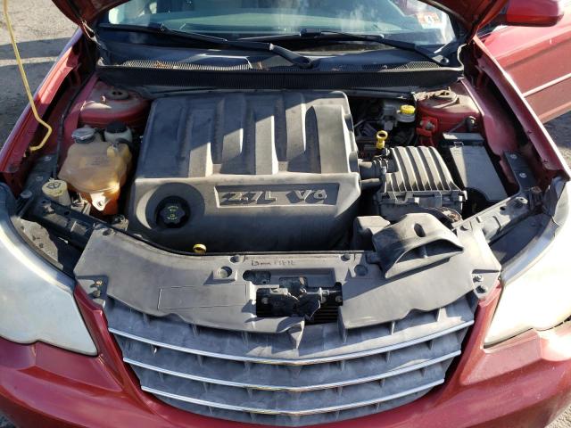 1C3LC55R98N634130 - 2008 CHRYSLER SEBRING TOURING BURGUNDY photo 11