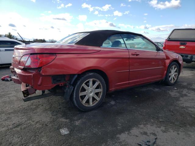 1C3LC55R98N634130 - 2008 CHRYSLER SEBRING TOURING BURGUNDY photo 3