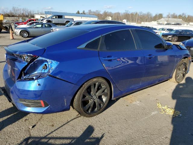 2HGFC2F86MH524122 - 2021 HONDA CIVIC SPORT BLUE photo 3