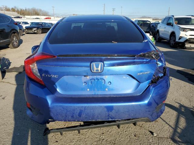 2HGFC2F86MH524122 - 2021 HONDA CIVIC SPORT BLUE photo 6