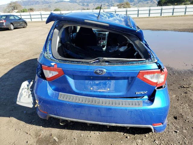 JF1GH76629G826256 - 2009 SUBARU IMPREZA WRX BLUE photo 6