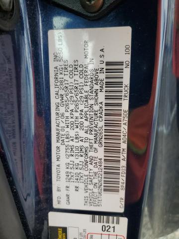5TETU62N26Z212484 - 2006 TOYOTA TACOMA PRERUNNER ACCESS CAB BLUE photo 13