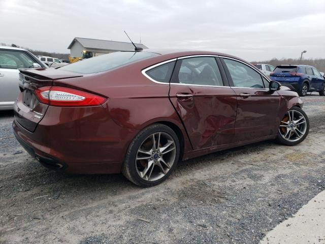 3FA6P0K96FR236734 - 2015 FORD FUSION TITANIUM BROWN photo 3