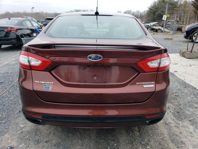 3FA6P0K96FR236734 - 2015 FORD FUSION TITANIUM BROWN photo 6