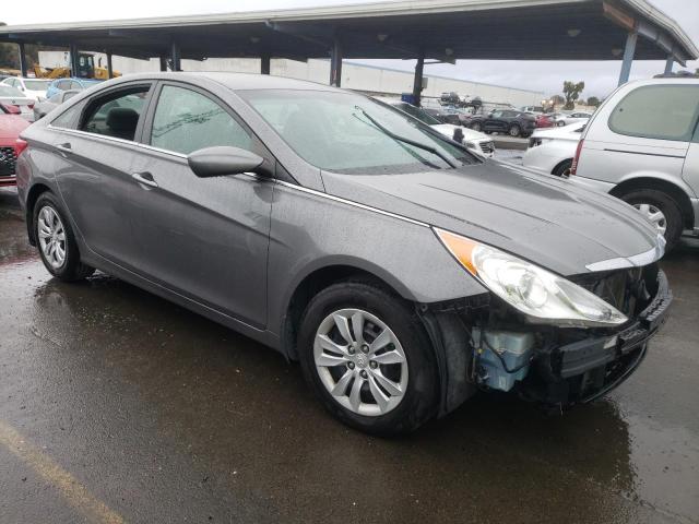 5NPEB4AC3DH569191 - 2013 HYUNDAI SONATA GLS GRAY photo 4