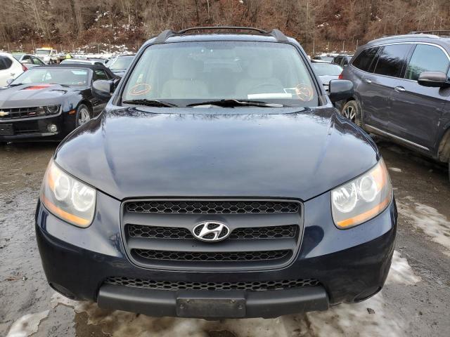 5NMSG13D98H130427 - 2008 HYUNDAI SANTA FE GLS BLUE photo 5