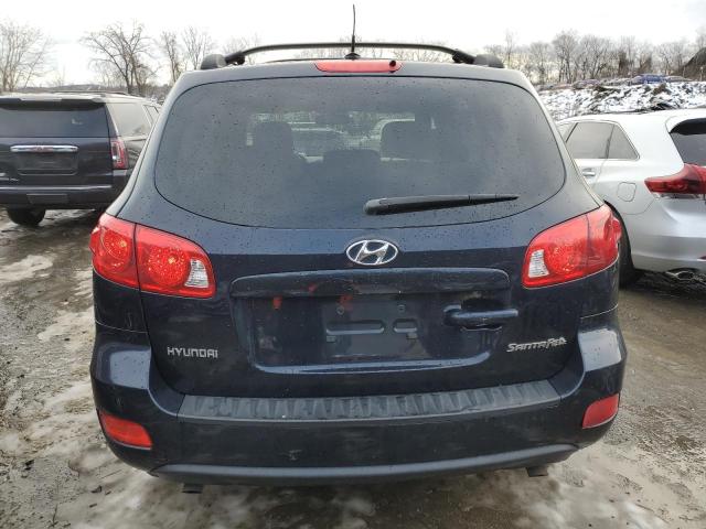 5NMSG13D98H130427 - 2008 HYUNDAI SANTA FE GLS BLUE photo 6