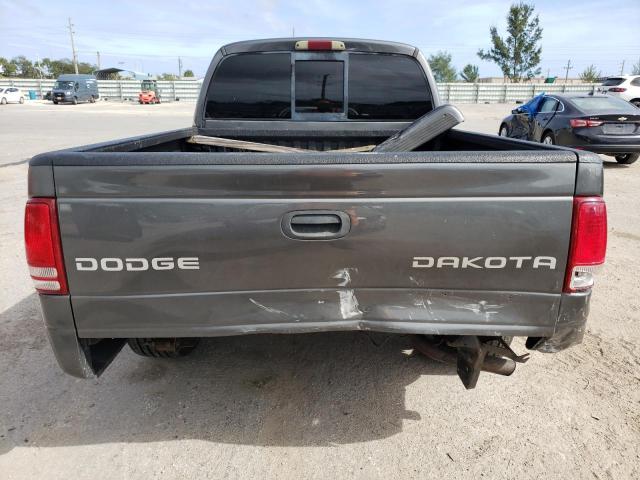 1D7HL38X63S132353 - 2003 DODGE DAKOTA QUAD SPORT GRAY photo 6