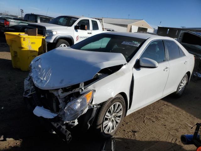 4T4BF1FK6DR299113 - 2013 TOYOTA CAMRY L WHITE photo 1