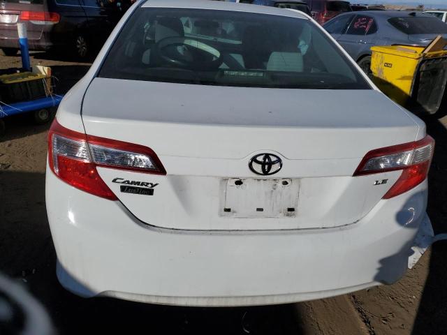 4T4BF1FK6DR299113 - 2013 TOYOTA CAMRY L WHITE photo 6