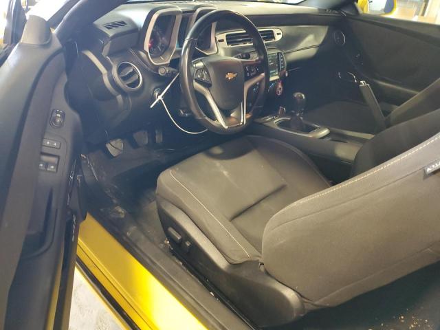 2G1FF1E37E9291992 - 2014 CHEVROLET CAMARO LT YELLOW photo 8