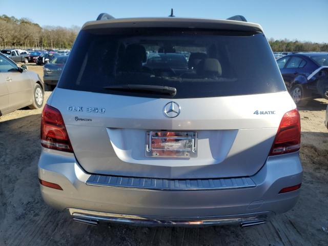 WDCGG8JBXDG096929 - 2013 MERCEDES-BENZ GLK 350 4MATIC SILVER photo 6