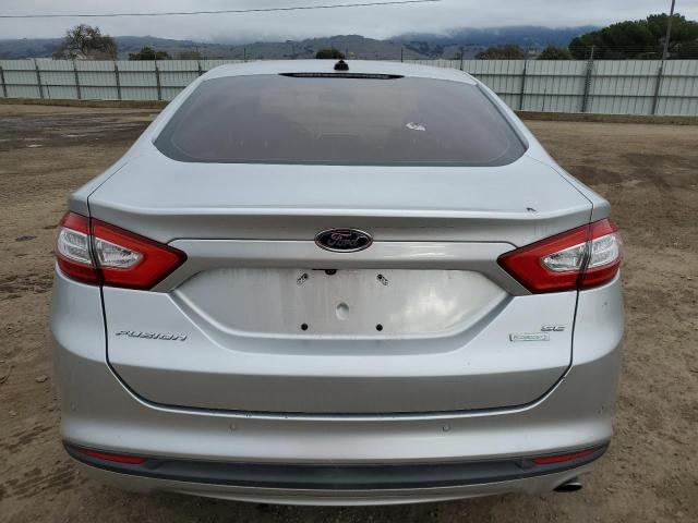 3FA6P0HR3DR296359 - 2013 FORD FUSION SE SILVER photo 6