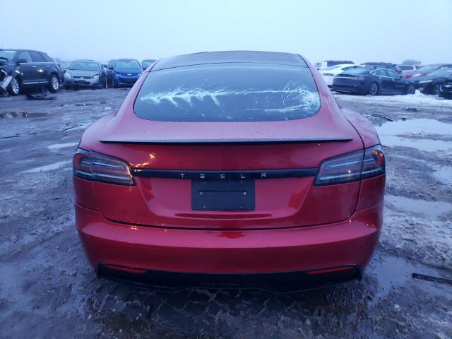 5YJSA1E68PF522007 - 2023 TESLA MODEL S წითელი ფოტო 6