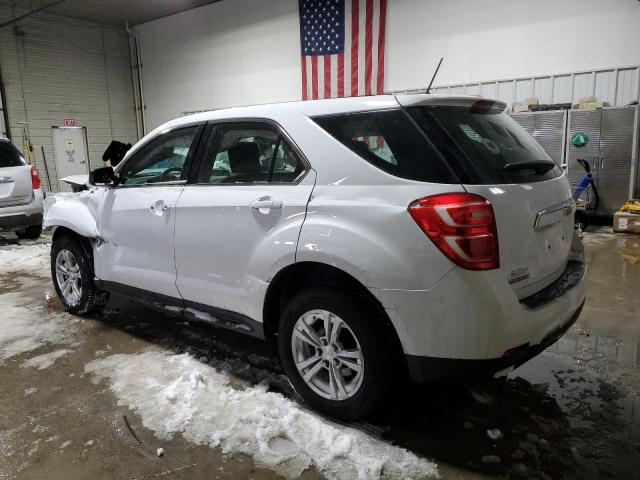 2GNALBEK2H1605453 - 2017 CHEVROLET EQUINOX LS WHITE photo 2