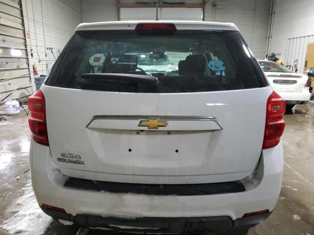 2GNALBEK2H1605453 - 2017 CHEVROLET EQUINOX LS WHITE photo 6