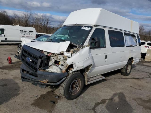 1FTSS34L59DA14961 - 2009 FORD ECONOLINE E350 SUPER DUTY VAN WHITE photo 1