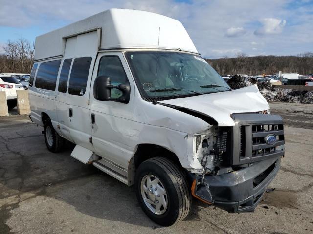 1FTSS34L59DA14961 - 2009 FORD ECONOLINE E350 SUPER DUTY VAN WHITE photo 4