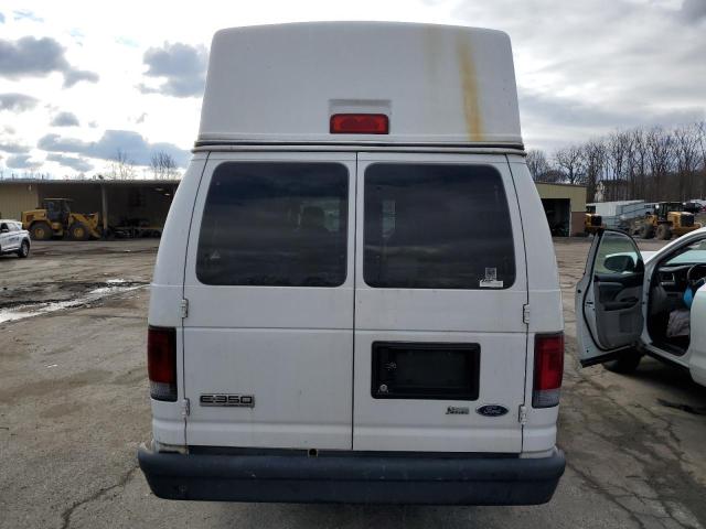 1FTSS34L59DA14961 - 2009 FORD ECONOLINE E350 SUPER DUTY VAN WHITE photo 6