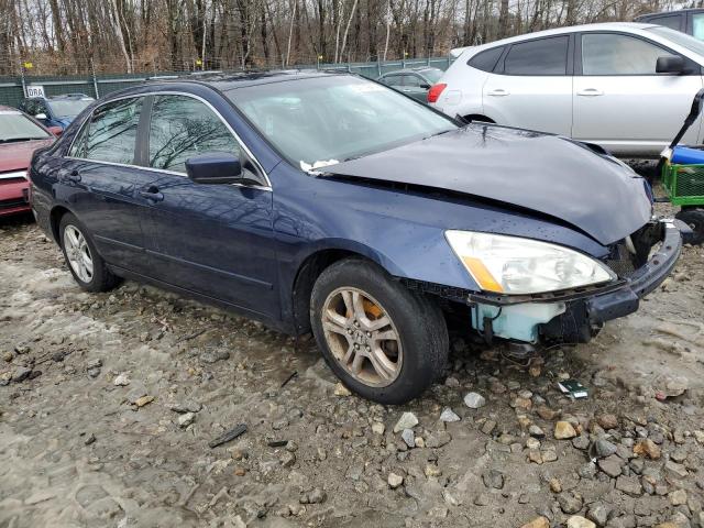 1HGCM56787A099238 - 2007 HONDA ACCORD EX BLUE photo 4