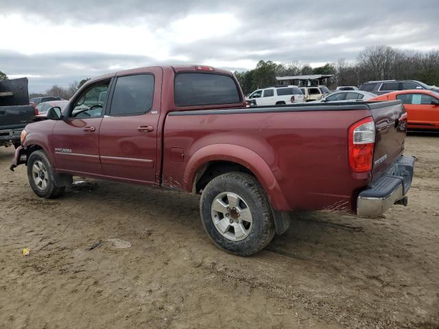 5TBET34195S497712 - 2005 TOYOTA TUNDRA DOUBLE CAB SR5 BURGUNDY photo 2