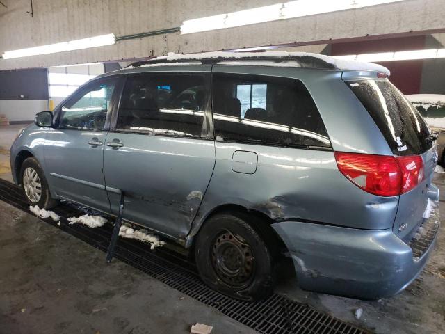 5TDZK23C68S132644 - 2008 TOYOTA SIENNA CE BLUE photo 2