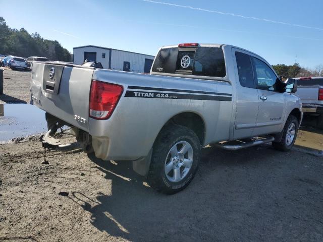 1N6BA06B17N210230 - 2007 NISSAN TITAN XE SILVER photo 3