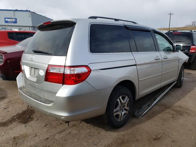 5FNRL38797B414391 - 2007 HONDA ODYSSEY EXL SILVER photo 3