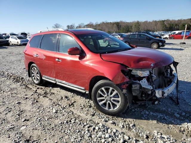 5N1AR2MN3GC631616 - 2016 NISSAN PATHFINDER S RED photo 4