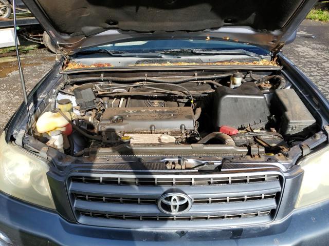 JTEGD21A830055222 - 2003 TOYOTA HIGHLANDER BLUE photo 12