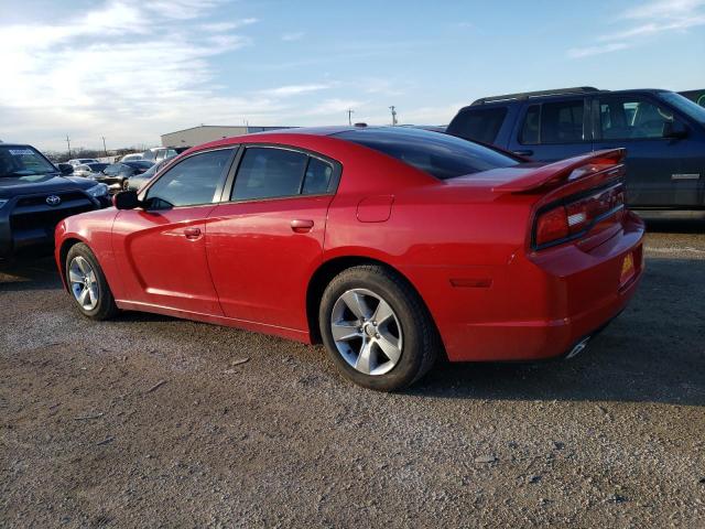 2C3CDXBG0DH526073 - 2013 DODGE CHARGER SE RED photo 2