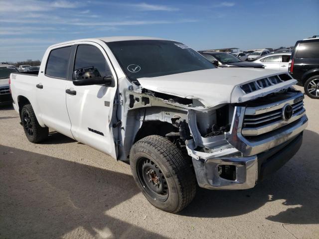 5TFEY5F19MX297942 - 2021 TOYOTA TUNDRA CREWMAX SR5 WHITE photo 4