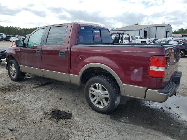 1FTPW12575KC76974 - 2005 FORD F150 SUPERCREW BURGUNDY photo 2