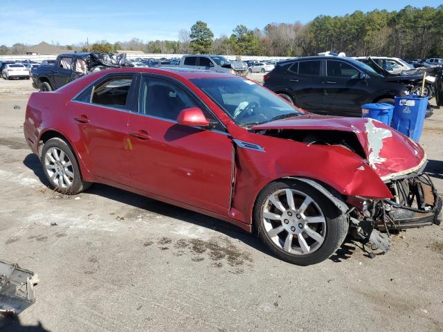 1G6DP57V080113246 - 2008 CADILLAC CTS HI FEATURE V6 RED photo 4